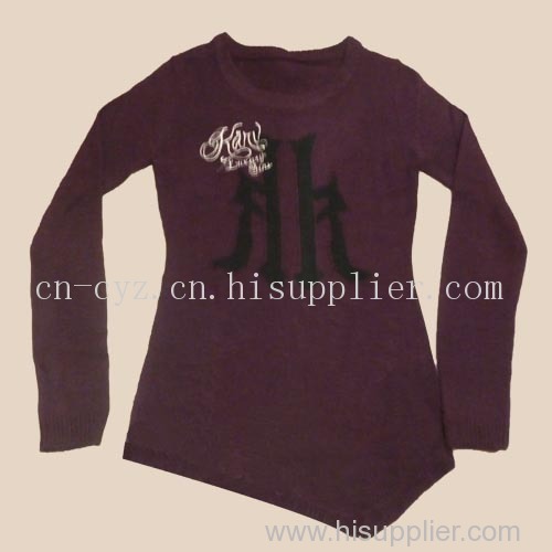 Women's Casual Crew Neck Acrylic Pullovers