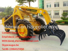 three wheel sugarcane loader for Cuba clients