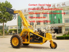 three wheel sugarcane loader for Cuba clients