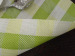 Customized Bright-color Striped Woven Placemat/anti-wear and waterproof