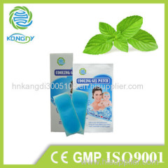 Kangdi OEM manufacturer physical fever cooling gel patch