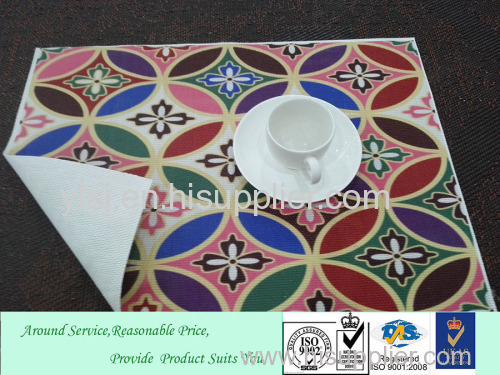 Printed pattern dining mat