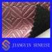Antibacterial Decorative Chair Brown PVC Artificial Leather With Patterns