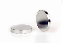 Permanent disc Neodymium magnet with nickel coating