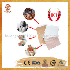 Kangdi OEM manufacturer adhesive medical capsicum patches