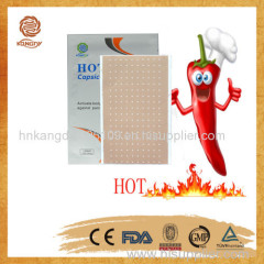 Kangdi OEM manufacturer adhesive medical capsicum patches