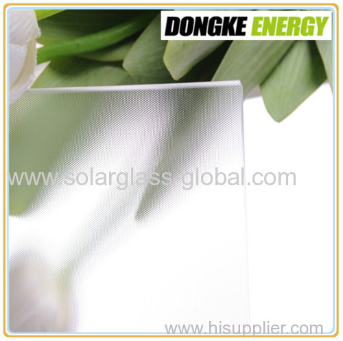 AR coated solar panel cover glass with high quality