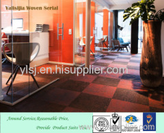 2017 Customized PVC woven Vinyl Flooring &luxury office /hotel/exhibition carpet for indoor