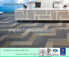 2017 Customized PVC woven Vinyl Flooring &luxury office /hotel/exhibition carpet for indoor