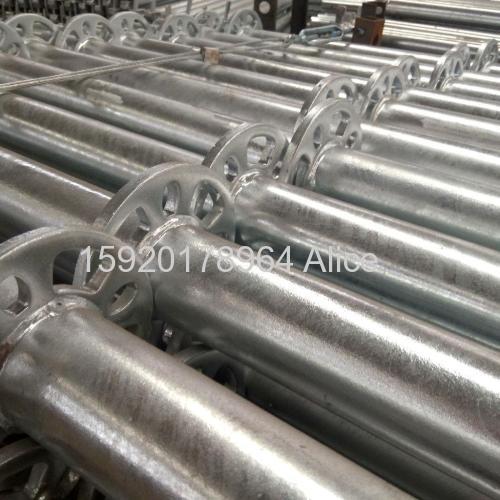 High Quality hot dip Galvanized ringlock scaffolding for working platform or support system