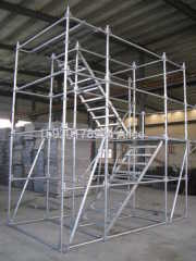 High Quality hot dip Galvanized ringlock scaffolding for working platform or support system