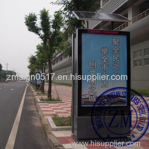 Solar Bus Stop Solar Bus Shelter Solar LED Display Board