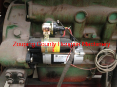 Brush chipper diesel engine mobile