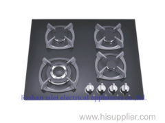 Tempered Glass Panel Gas Stove With 4 Strong Firepower Burners