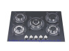 Tempered Glass Panel Gas Stove With 5 Burners