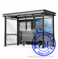 Metal Bus Stop Shelter