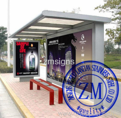 Street Kiosk Outdoor Furniture Shelter Advertising Light Box