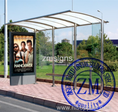 Bus Shelter Advertising Bus Stop Shelter Glass