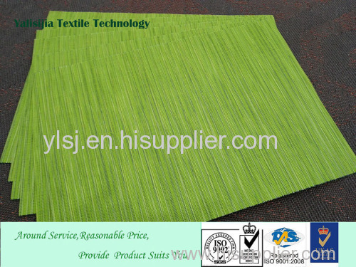 Green Blended Wire Woven Vinyl Placemat 2017 hot sale product