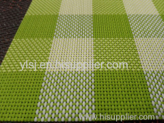 Beautiful Jacquard Pattern washable woven Vinyl Placemat