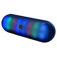 Pill Speaker Bluetooth Speaker with Colorful LED Light