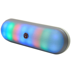 Pill Speaker Bluetooth Speaker with Colorful LED Light