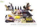 Complete Tattoo Starter Kits With 4 Bottles 5ml Color Ink 2 Tattoo Machine