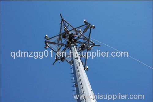 tele communication steel tower mono pole