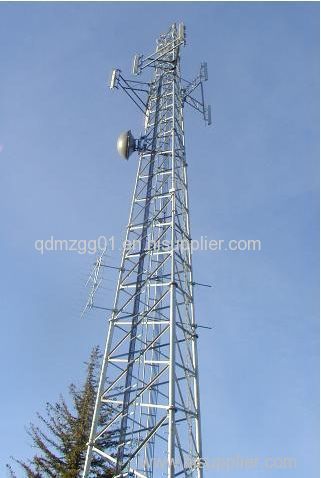 microwave communication steel tower