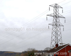 Angular power transmission line tower