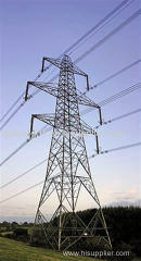 Angular power transmission line tower