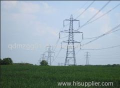 Angular power transmission line tower