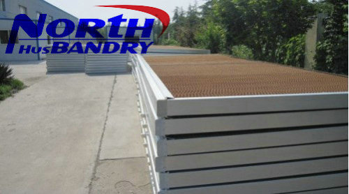 Aluminum alloy evaporative cooling pad