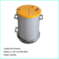 Plastic spraying powder coating hopper