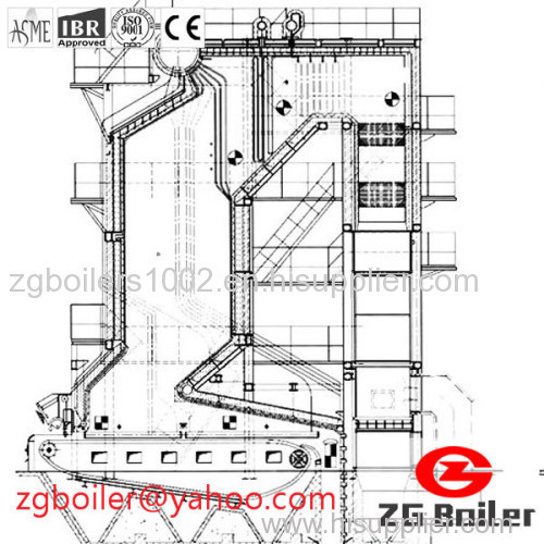 DHL Corner Tube Coal fired Boiler