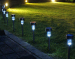 High Quality Waterproof Solar Lamps White Stainless Steel Spot Light Solar LED Path Light Outdoor Garden Lawn Lightings