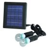 New Solar Powered Supply System F8 LED bulbs outdoor lighting solar garden lawn lamps solar led spotlights