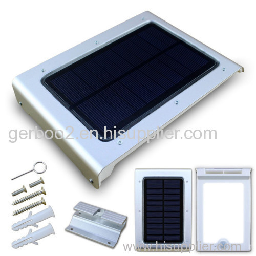 Solar Wall Lamp 46LED PIR Motion Sensor Light Outdoor Lighting Lamp Garden Wall Lamp