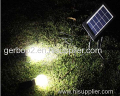 High Brightness 4W Solar Power Panel Supply System 3pcs F8 led bulbs outdoor Camping lamp Emergency light