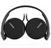 Sony MDRZX110 ZX Series Stereo Black On-the-ear Wired Headphones