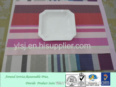 China supplier for PVC Woven Vinyl Placemat&factory direct price multi-colour table mat/rug