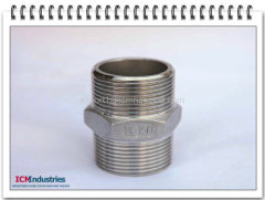 150 lb stainless steel screw pipe fittings Nipple