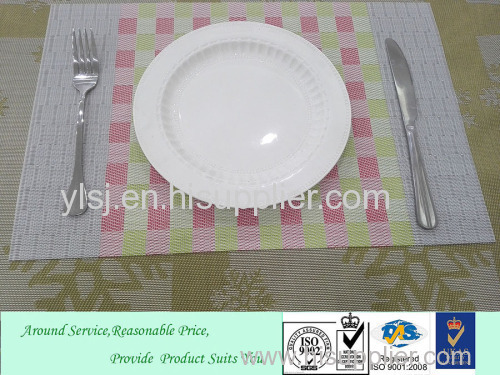 Convenient Eco-friendly Household Woven Vinyl Placemat