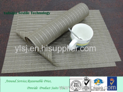 Factory direct sale Straw Weaving Vinyl Placemat Customized Made to order