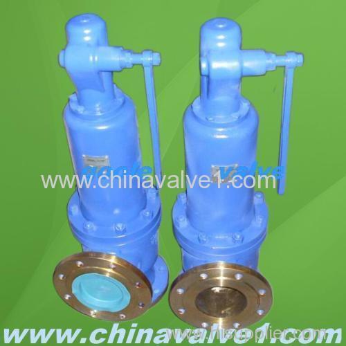 DIN standard spring loaded pressure safety valve