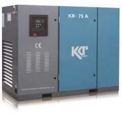 Belt driven oil lubricated rotary screw air compressor