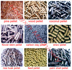 Biomass wood pellet production line