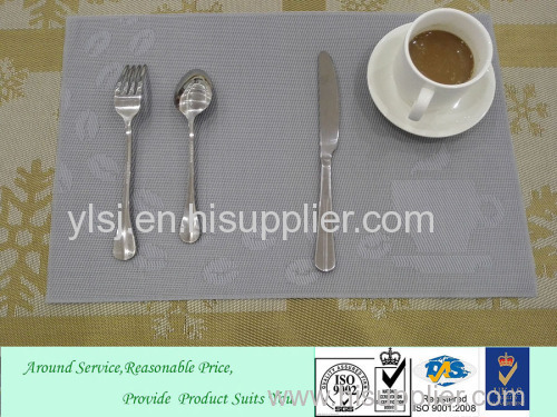 Waterproof anti-oil easy clean high grade Hotel Woven Placemat