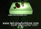 Bar furniture illuminated cocktail table top / led end tables for pub / disco / club