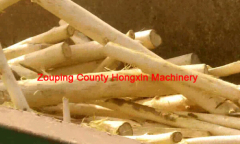 Durable log peeling machine for paper-making plant